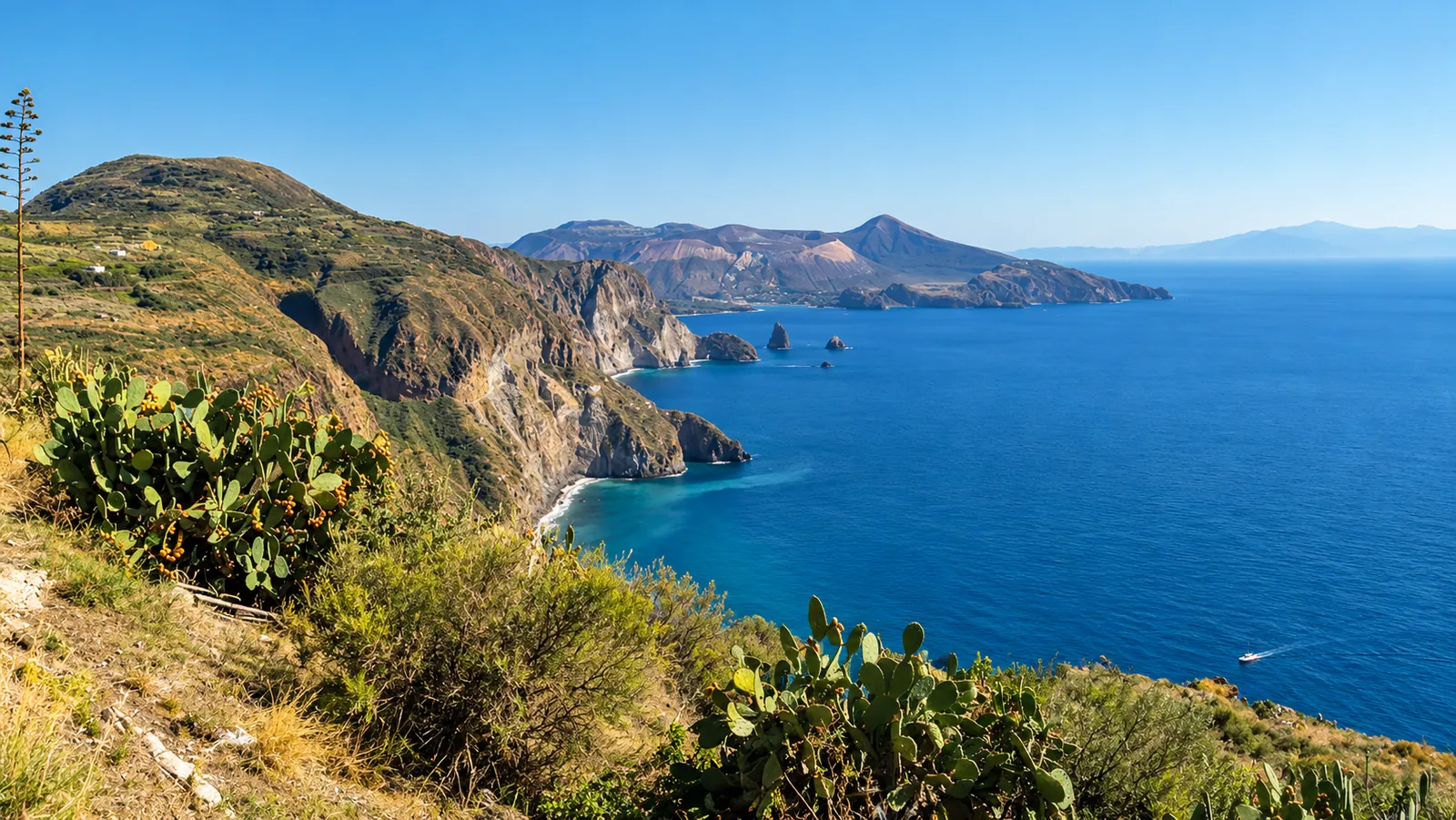 Panorama della costa mediterranea
